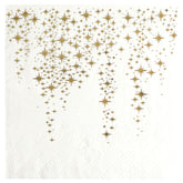 ivory-star-christmas-paper-napkins-with-gold-foil-x-10|814700000001|Luck and Luck|2